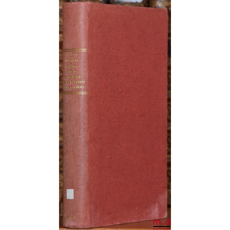 DROIT DU CRÉDIT, t. II : EFFETS DE COMMERCE - CHÈQUES - CARTE DE CRÉDIT ET DE PAIEMENT