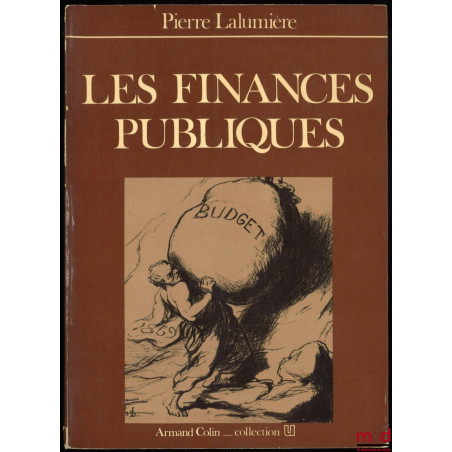LES FINANCES PUBLIQUES, coll. U