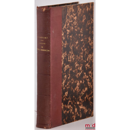 COURS ÉLÉMENTAIRE DE DROIT CRIMINEL