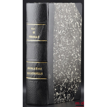 LES LOIS DU TRAVAIL INDUSTRIEL ET DE LA PRÉVOYANCE SOCIALE, Législation ouvrière, 6e éd. entièrement revue par E.-H. Perreau,...