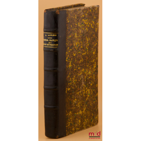 MANUEL PRATIQUE DU JUGE D’INSTRUCTION