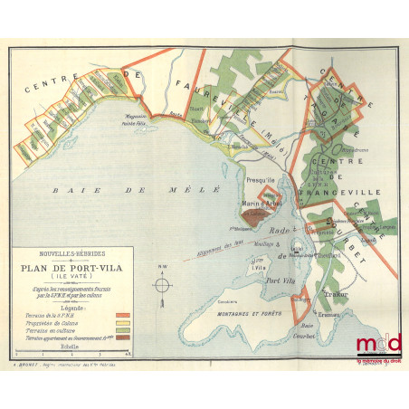 LE RÉGIME INTERNATIONAL DES NOUVELLES-HÉBRIDES, Le condominium Anglo-Français, Deux cartes hors texte, Préface de Marcel Sain...
