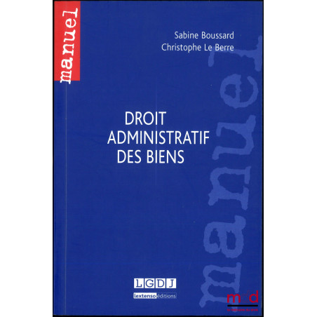 DROIT ADMINISTRATIF DES BIENS