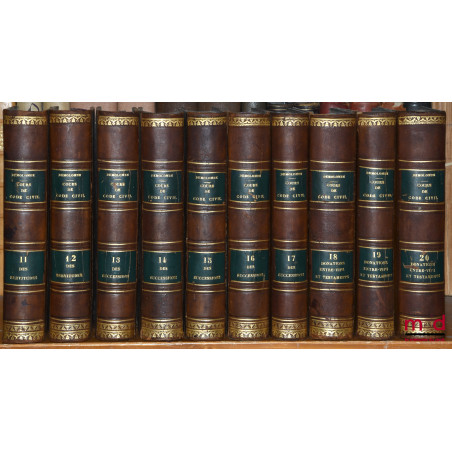 COURS DE CODE NAPOLÉON, 1re éd.