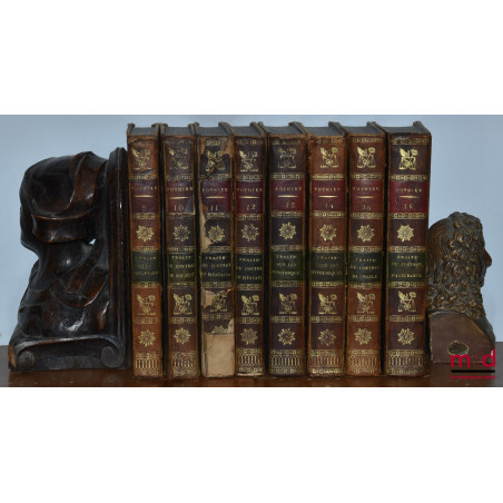 ?UVRES COMPLÈTES ET POSTHUMES :t. I & II : Traité des obligations, Nouvelle éd., (1813) ; t. III & IV : Traité de la commun...