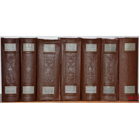 TRAITÉ PRATIQUE DE DROIT CIVIL FRANÇAIS, 2e éd. :t. I : Les personnes - état et capacité par René Savatier, avec le concours...