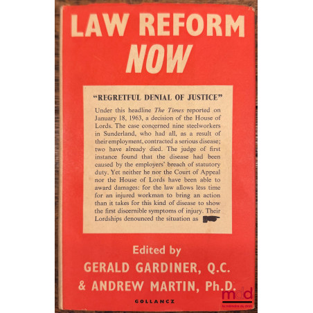 LAW REFORM NOW