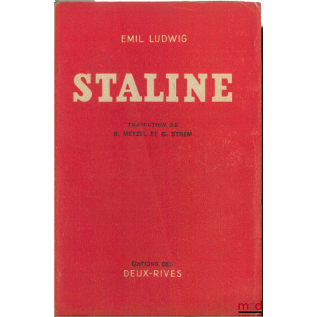 STALINE, traduction de B. Metzel et G. Strem