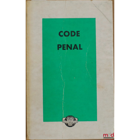CODE PÉNAL ALGÉRIEN, 2e éd.