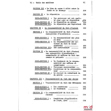 COURS DE DROIT CIVIL, Capacité 2e année, 1953-1954