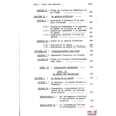 COURS DE DROIT CIVIL, Capacité 2e année, 1953-1954