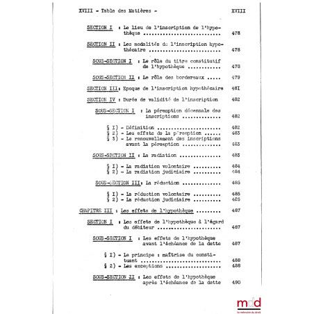 COURS DE DROIT CIVIL, Capacité 2e année, 1953-1954
