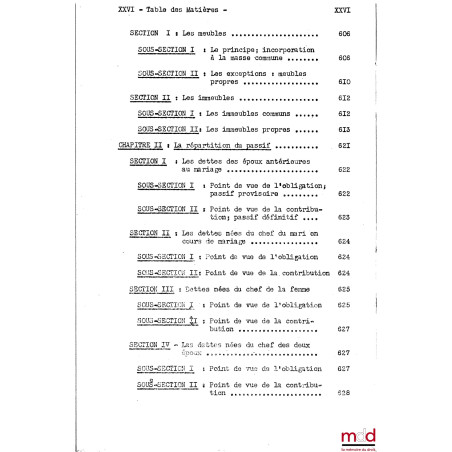 COURS DE DROIT CIVIL, Capacité 2e année, 1953-1954