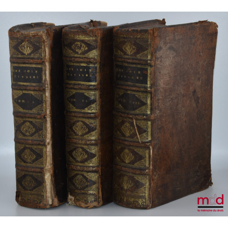 LES LOIX CIVILES DANS LEUR ORDRE NATUREL, 2e éd. revue et corrigée