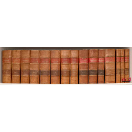 JURISPRUDENCE GÉNÉRALE. RECUEIL PÉRIODIQUE ET CRITIQUE DE JURISPRUDENCE, DE LÉGISLATION ET DE DOCTRINE EN MATIÈRE CIVILE, COM...