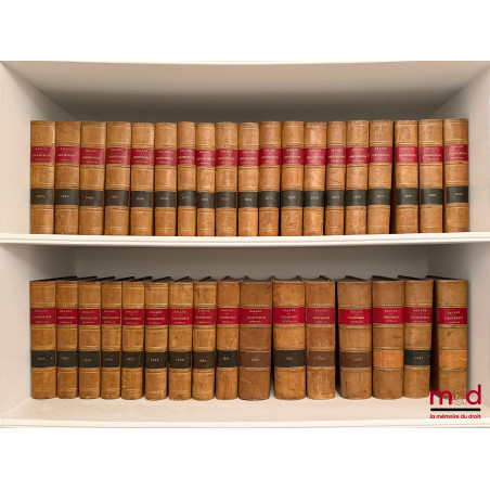 JURISPRUDENCE GÉNÉRALE. RECUEIL PÉRIODIQUE ET CRITIQUE DE JURISPRUDENCE, DE LÉGISLATION ET DE DOCTRINE EN MATIÈRE CIVILE, COM...