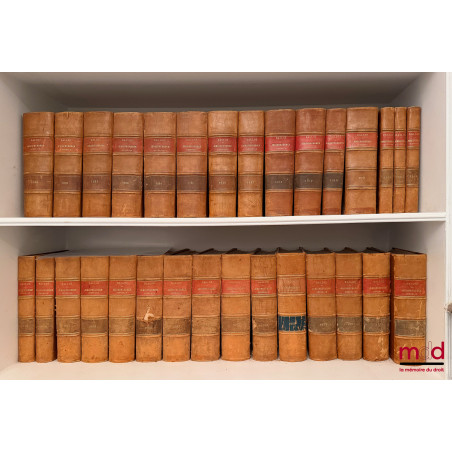 JURISPRUDENCE GÉNÉRALE. RECUEIL PÉRIODIQUE ET CRITIQUE DE JURISPRUDENCE, DE LÉGISLATION ET DE DOCTRINE EN MATIÈRE CIVILE, COM...