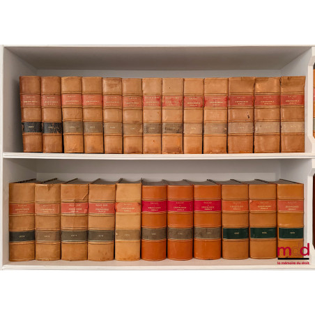 JURISPRUDENCE GÉNÉRALE. RECUEIL PÉRIODIQUE ET CRITIQUE DE JURISPRUDENCE, DE LÉGISLATION ET DE DOCTRINE EN MATIÈRE CIVILE, COM...