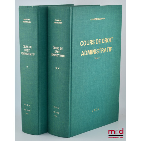 COURS DE DROIT ADMINISTRATIF