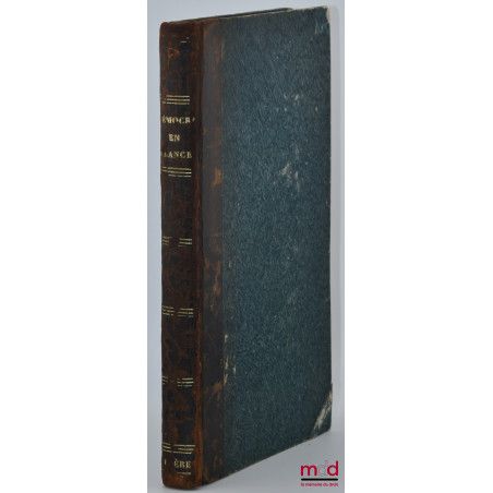 DE LA DÉMOCRATIE EN FRANCE (Janvier 1849)