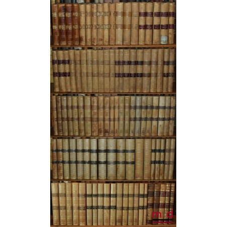 BULLETIN DES ARRÊTS DE LA COUR DE CASSATION RENDUS EN MATIÈRE CRIMINELLE, de 1831 à 1936 [mq. 11 années] ;Tables 1798-1856 (...