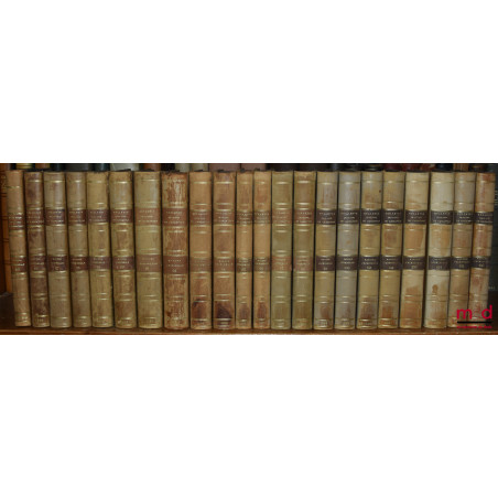 BULLETIN DES ARRÊTS DE LA COUR DE CASSATION RENDUS EN MATIÈRE CRIMINELLE, de 1831 à 1936 [mq. 11 années] ;Tables 1798-1856 (...