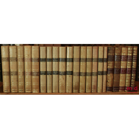 BULLETIN DES ARRÊTS DE LA COUR DE CASSATION RENDUS EN MATIÈRE CRIMINELLE, de 1831 à 1936 [mq. 11 années] ;Tables 1798-1856 (...