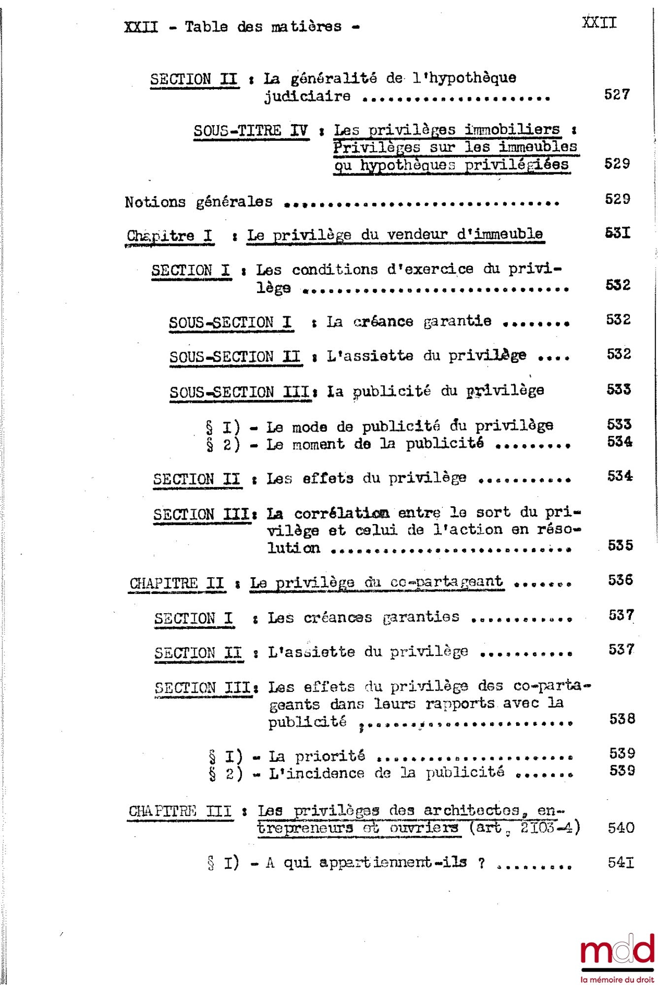 DESBOIS (Henri) – COURS DE DROIT CIVIL, Capacité 2e année, 1953-1954