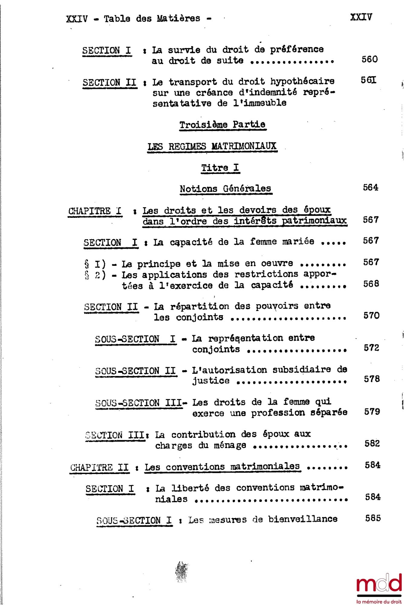 DESBOIS (Henri) – COURS DE DROIT CIVIL, Capacité 2e année, 1953-1954