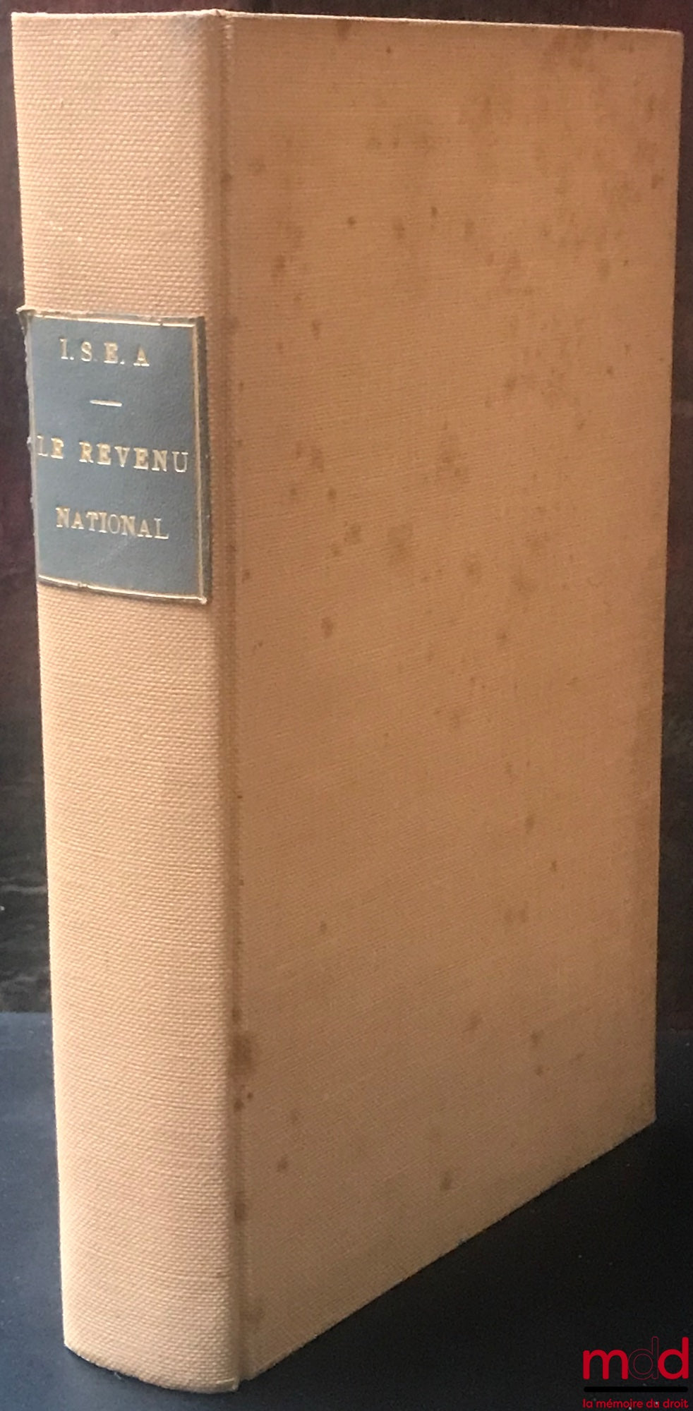 [Collectif] – LE REVENU NATIONAL, SON CALCUL ET SA SIGNIFICATION, coll. PRAGMA