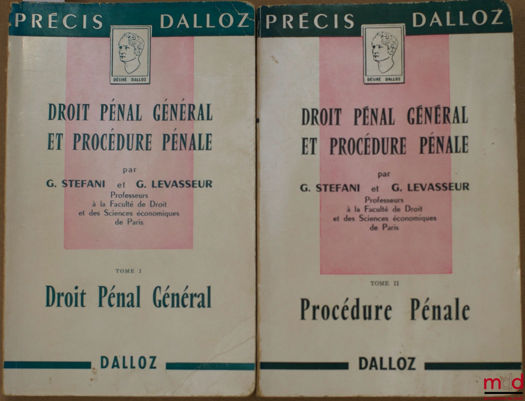 STEFANI (Gaston) et LEVASSEUR (Georges) – DROIT PÉNAL GÉNÉRAL ET PROCÉDURE PÉNALE, coll. Précis Dalloz