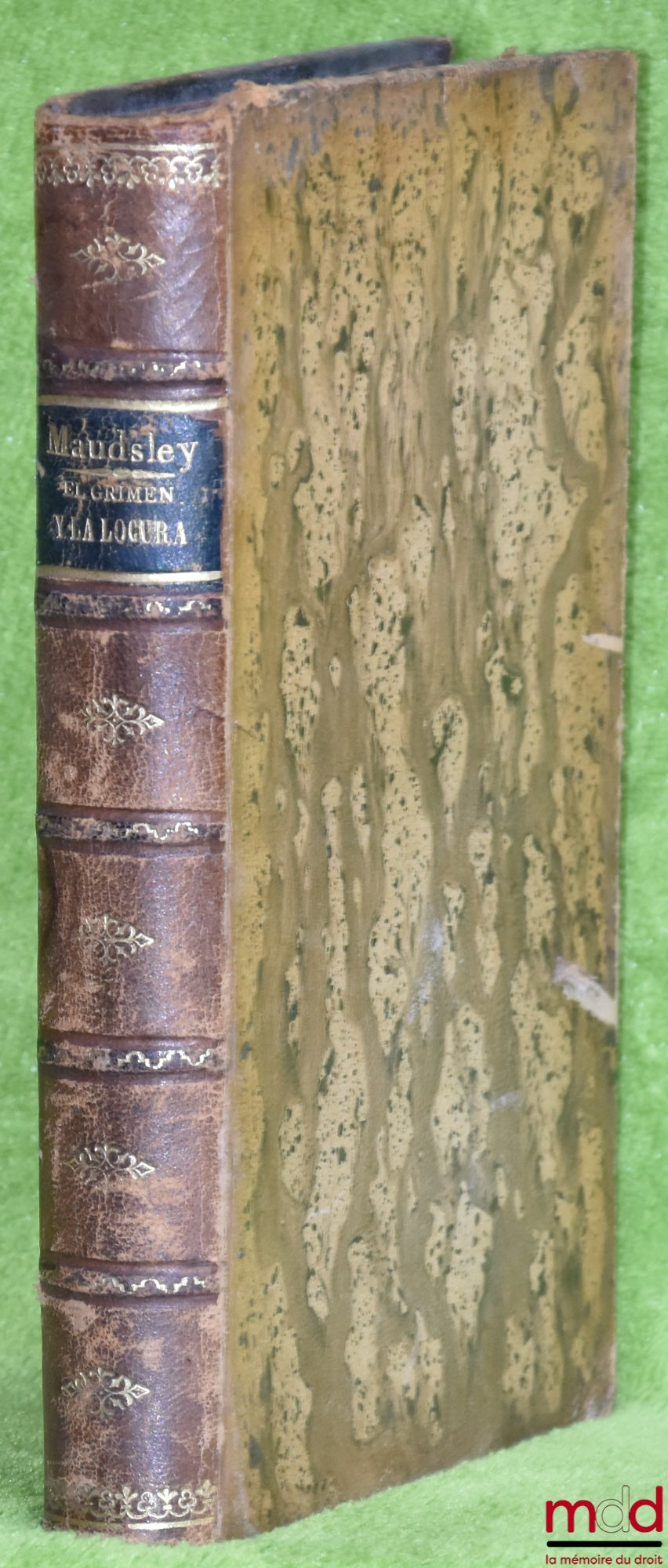 MAUDSLEY (H.) – EL CRIMEN Y LA LOCURA, traducido por R. Ibanez Abellan