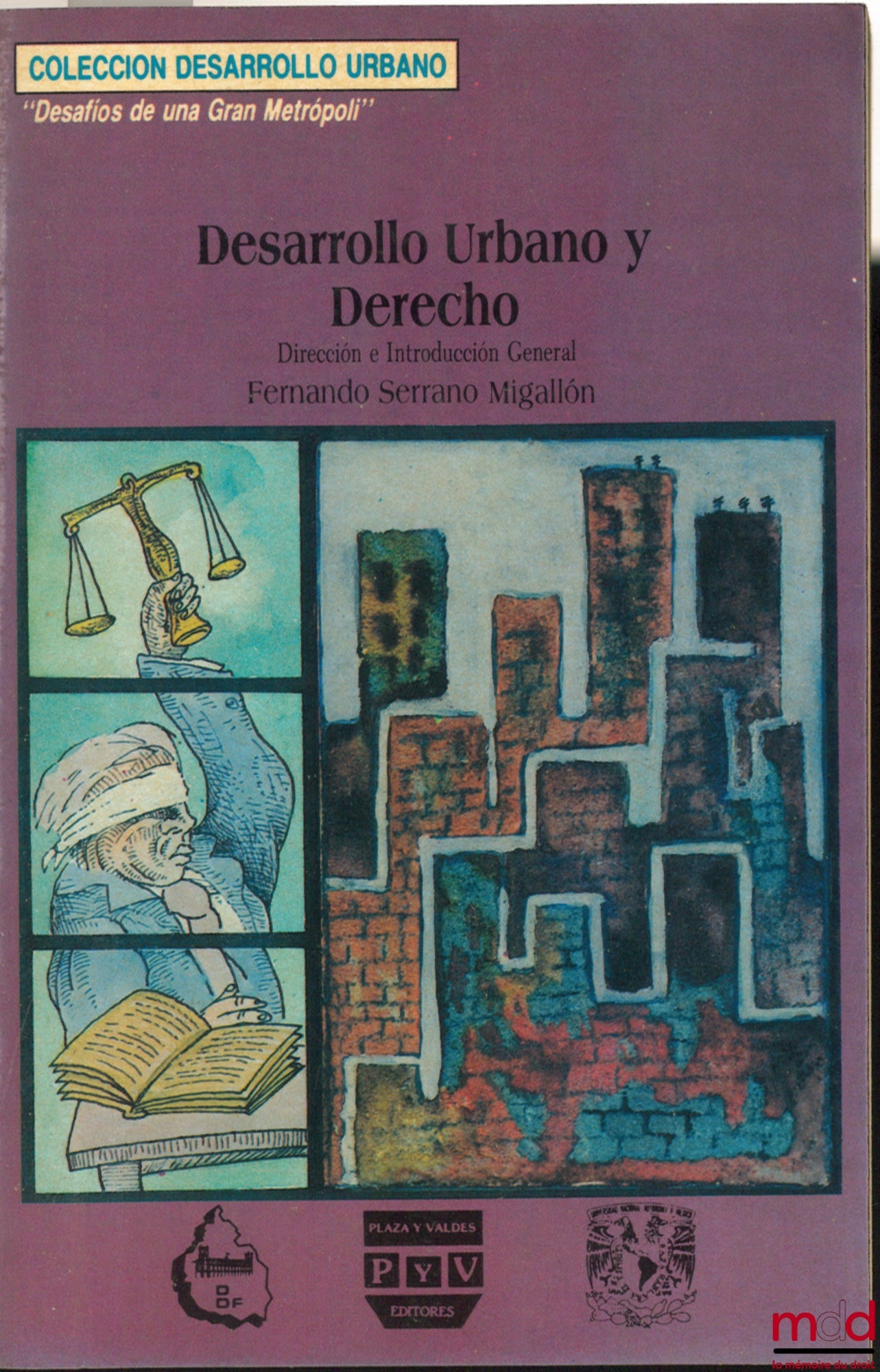 [Colloque] – Colloque international sur “DESARROLLO URBANO Y DERECHO” sous la direction de Fernando Serrano Migallon, coll. Desarrollo urbano “Desafios de una Gran Metropoli”