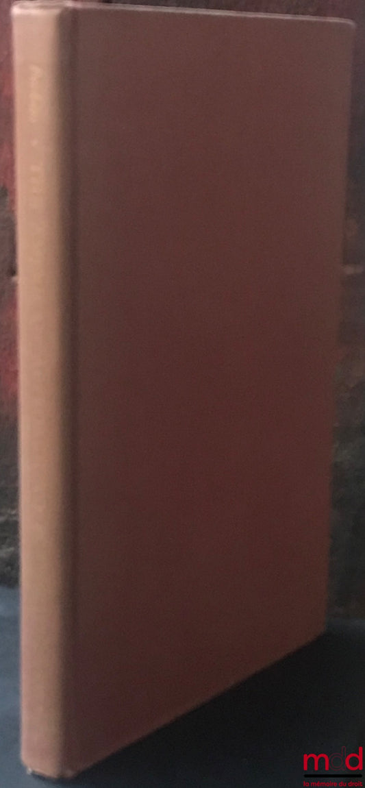 PERKINS (Dexter) – THE AMERICAN APPROACH TO FOREIGN POLICY, The Gottesman Lectures, Uppsala University