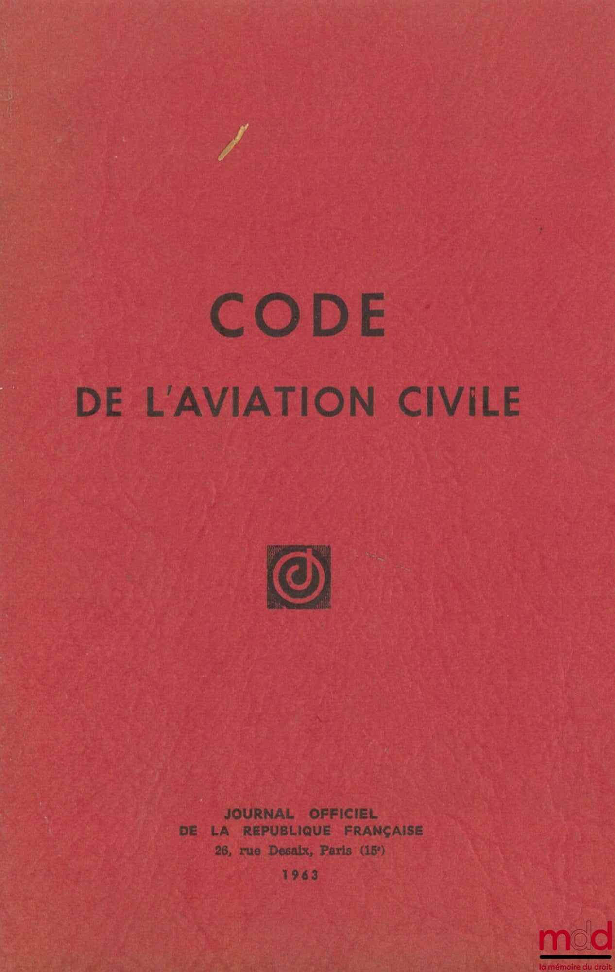 [Code] – CODE DE L’AVIATION CIVILE