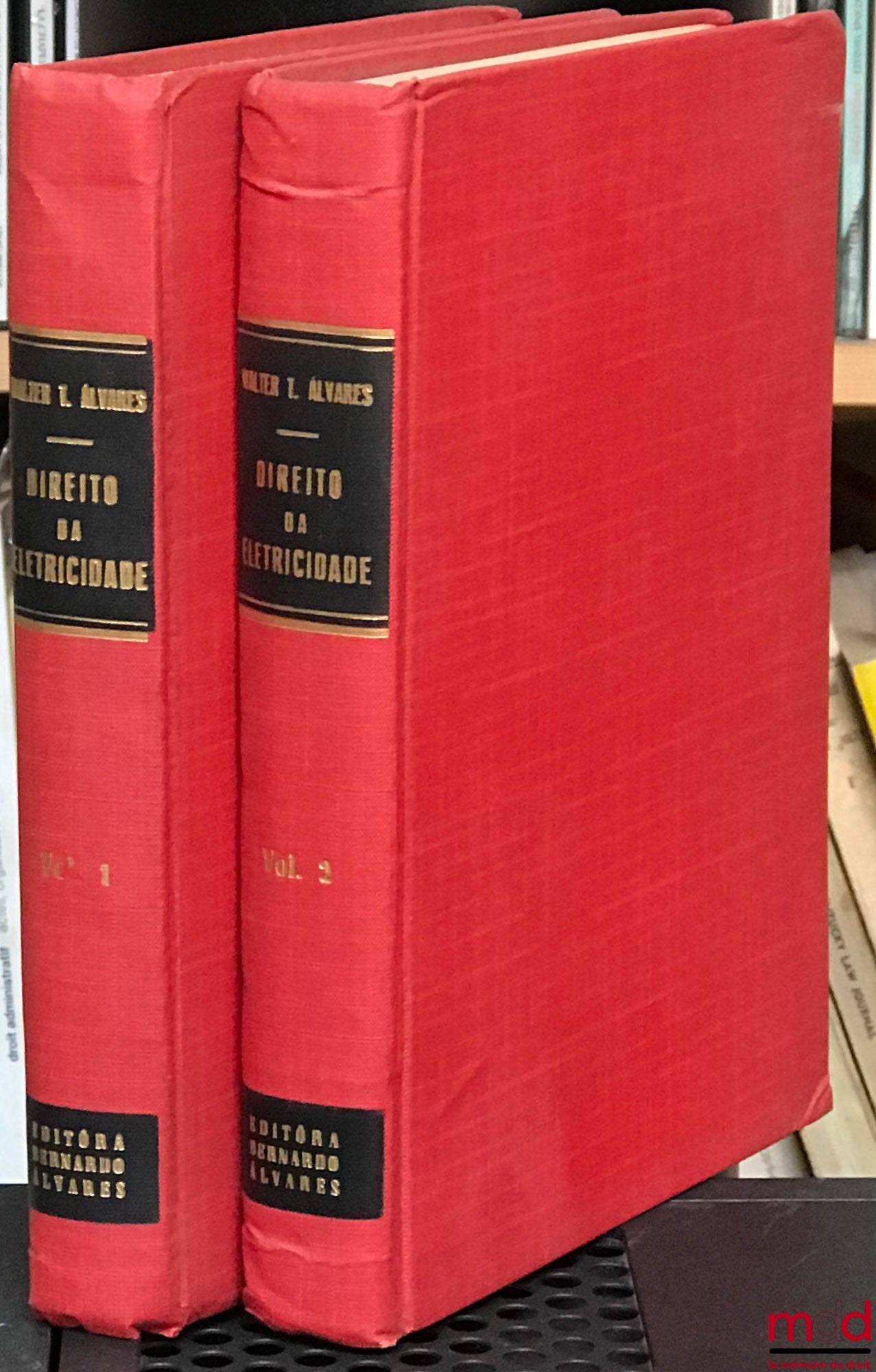 ALVARES (Walter T.) – INSTITUÇIONES DE DIREITO DA ELETRICIDADE