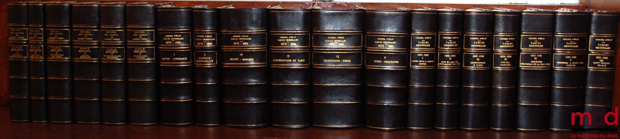 [Recueil Lebon - Conseil d’État] – RECUEIL DES ARRÊTS DU CONSEIL, ou Ordonnances royales rendues en Conseil d’État sur toutes les matières du contentieux de l’Administration... (titre modifié en 1989) RECUEIL DES ARRÊTS DU CONSEIL D’ÉTAT, statuant au cont