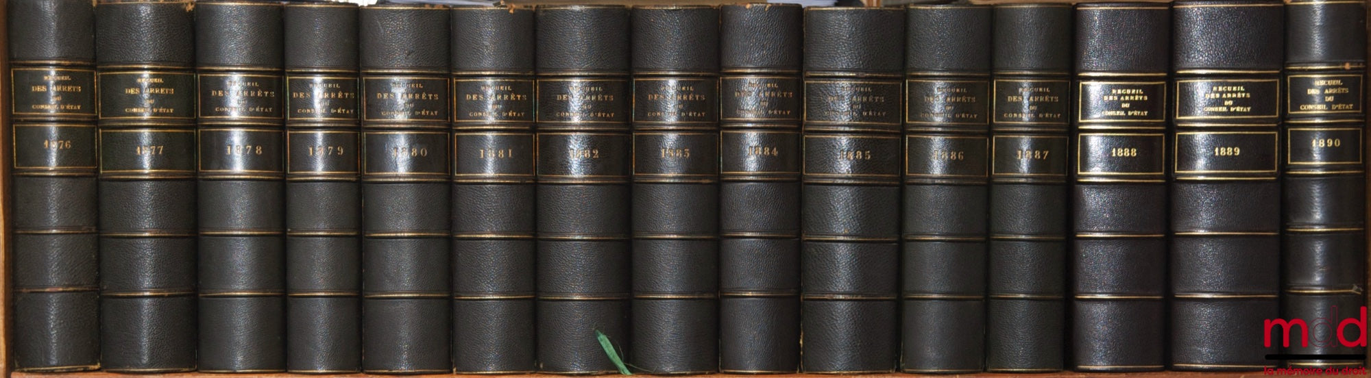 [Recueil Lebon - Conseil d’État] – RECUEIL DES ARRÊTS DU CONSEIL, ou Ordonnances royales rendues en Conseil d’État sur toutes les matières du contentieux de l’Administration... (titre modifié en 1989) RECUEIL DES ARRÊTS DU CONSEIL D’ÉTAT, statuant au cont