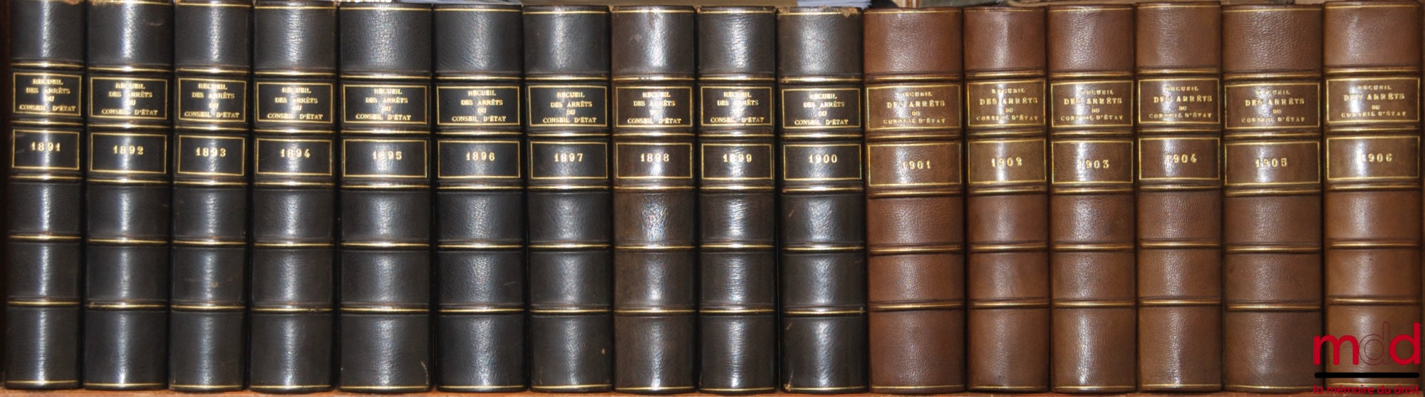 [Recueil Lebon - Conseil d’État] – RECUEIL DES ARRÊTS DU CONSEIL, ou Ordonnances royales rendues en Conseil d’État sur toutes les matières du contentieux de l’Administration... (titre modifié en 1989) RECUEIL DES ARRÊTS DU CONSEIL D’ÉTAT, statuant au cont