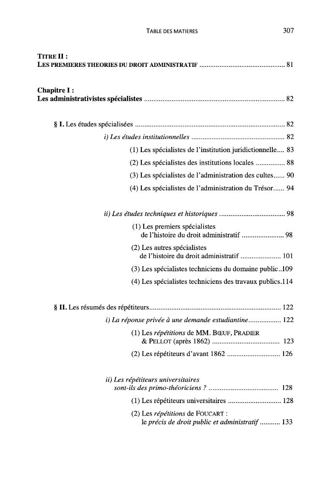 TOUZEIL-DIVINA (Mathieu) – ﻿LA DOCTRINE PUBLICISTE (1800 - 1880)  Éléments de patristique administrative  2e tirage  Préface de Jean-Louis MESTRE, Ouvrage couronné du grand prix Choucri Cardahi de l’Institut de France, Académie des Sciences Morales & Poli