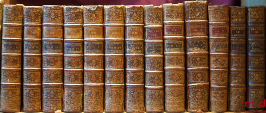 D’AGUESSEAU (Henri François) – ŒUVRES CHOISIES DE D’AGUESSEAU, CHANCELIER DE FRANCE CONTENANT  t. I : Les Discours pour l’ouverture des audiences, Les Mercuriales, Les Réquisitoires et autres discours faits en différentes occasions, Les Instructions sur l