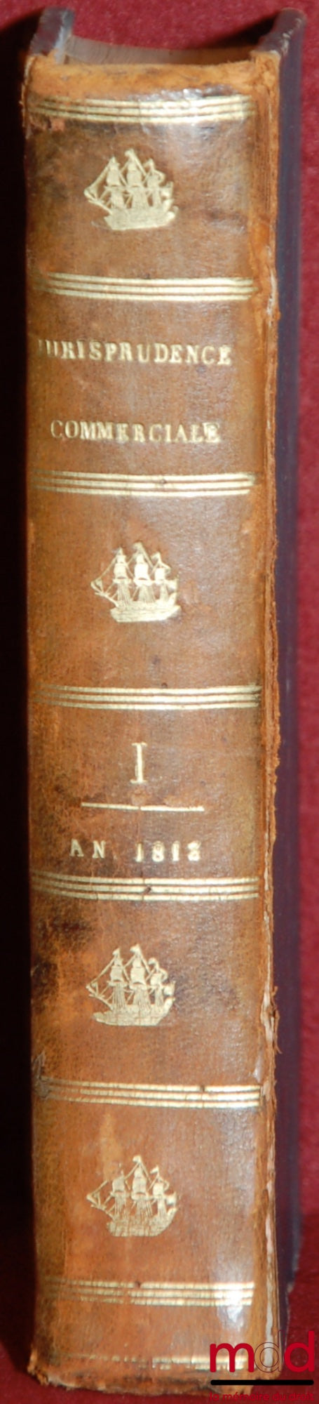 [Collectif] – JURISPRUDENCE COMMERCIALE OU RECUEIL DES JUGEMENTS ET ARRÊTS RENDUS EN MATIÈRE DE COMMERCE DE TERRE ET DE MER, par les Tribunaux de Commerce, les Cours royales, la Cour de Cassation et le Conseil des Prises ; Auquel on a joint les Lois, Édit