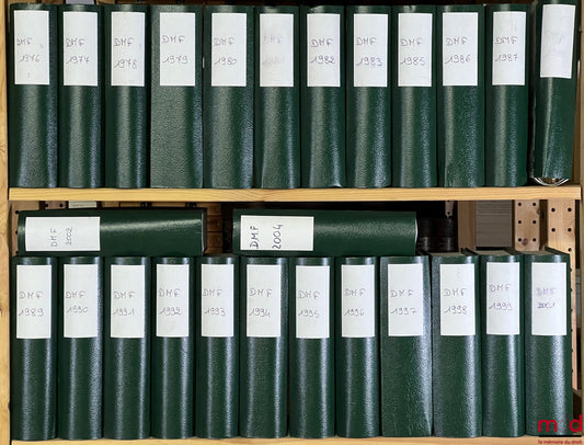 [DMF] – LE DROIT MARITIME FRANÇAIS, de 1976 à 2002 [mq. 1984]