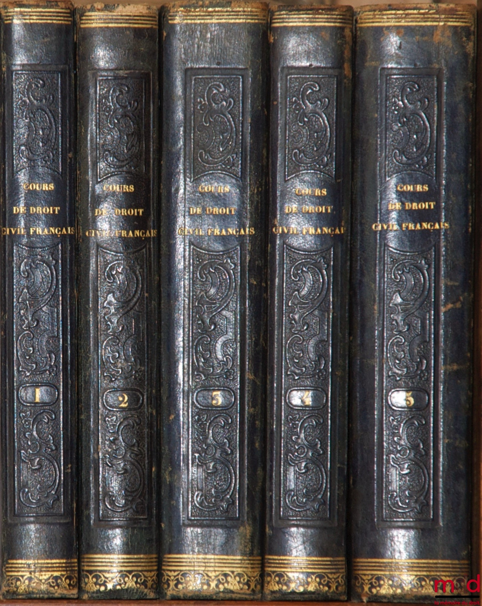 AUBRY (Charles) et RAU (Charles-Frédéric) – COURS DE DROIT CIVIL FRANÇAIS traduit de l’allemand de M. C. S. ZACHARIÆ, 2e éd.