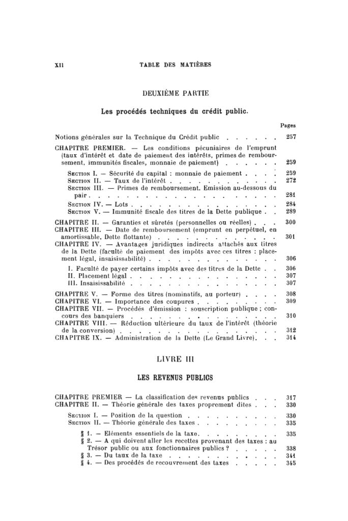 JÈZE (Gaston) – COURS ÉLÉMENTAIRE DE SCIENCE DES FINANCES  et de législation financière française   Réimpression de l’éd. de 1931 chez Marcel Giard  Présentation de Gilbert ORSONI, Coll. de la Faculté Jean Monnet