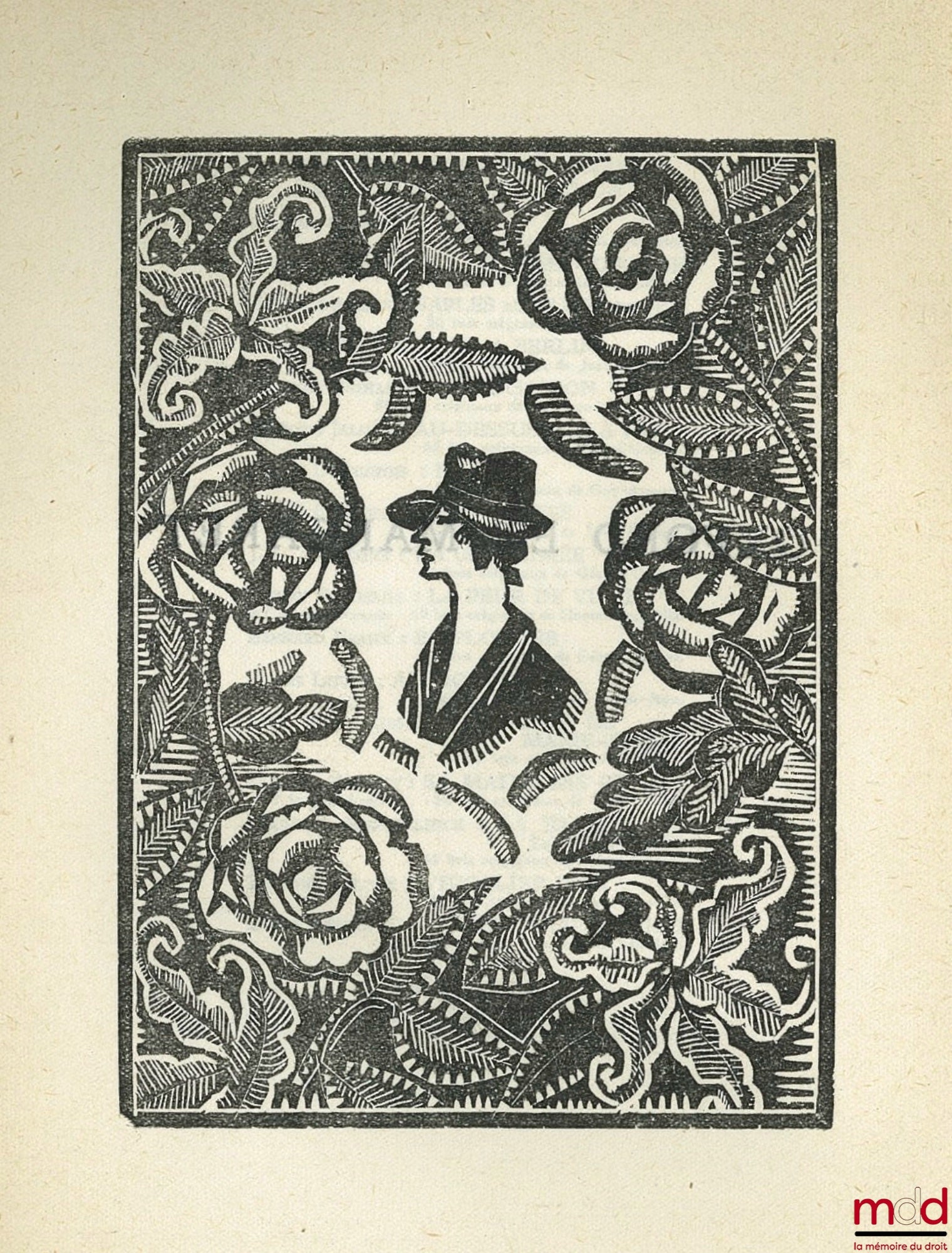 TROYAT (Henri) – OXFORD AND MARGARET, 25 Original woodcuts by Morin-Jean, Coll. Le livre de demain n° 65