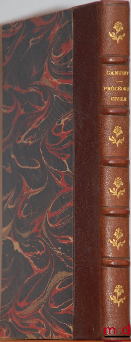 CAMUZET (Charles-Eugène) – MANUEL DE PROCÉDURE CIVILE (2ème partie) Voies d’Exécution et Procédures diverses avec questionnaires & formules