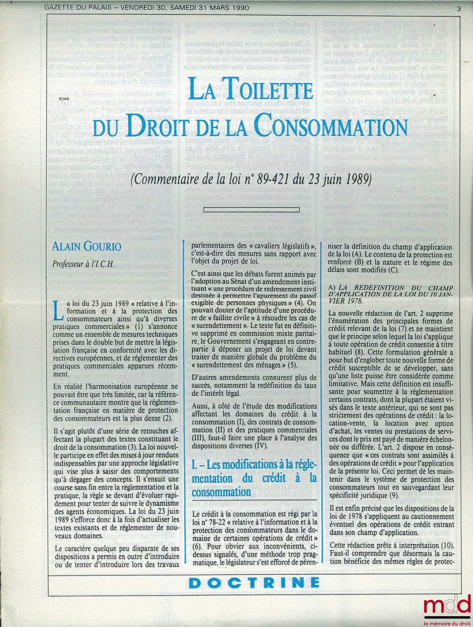 [Journal officiel] – J.O. n° 1462 CONSOMMATION, Recueil de textes, Ed. mise à jour au 22 août 1979 ; Suppl. de 21 fasc., sous le titre de Consommation, numérotés de 1 à 21 (excepté le n° 5 titré Publicité)