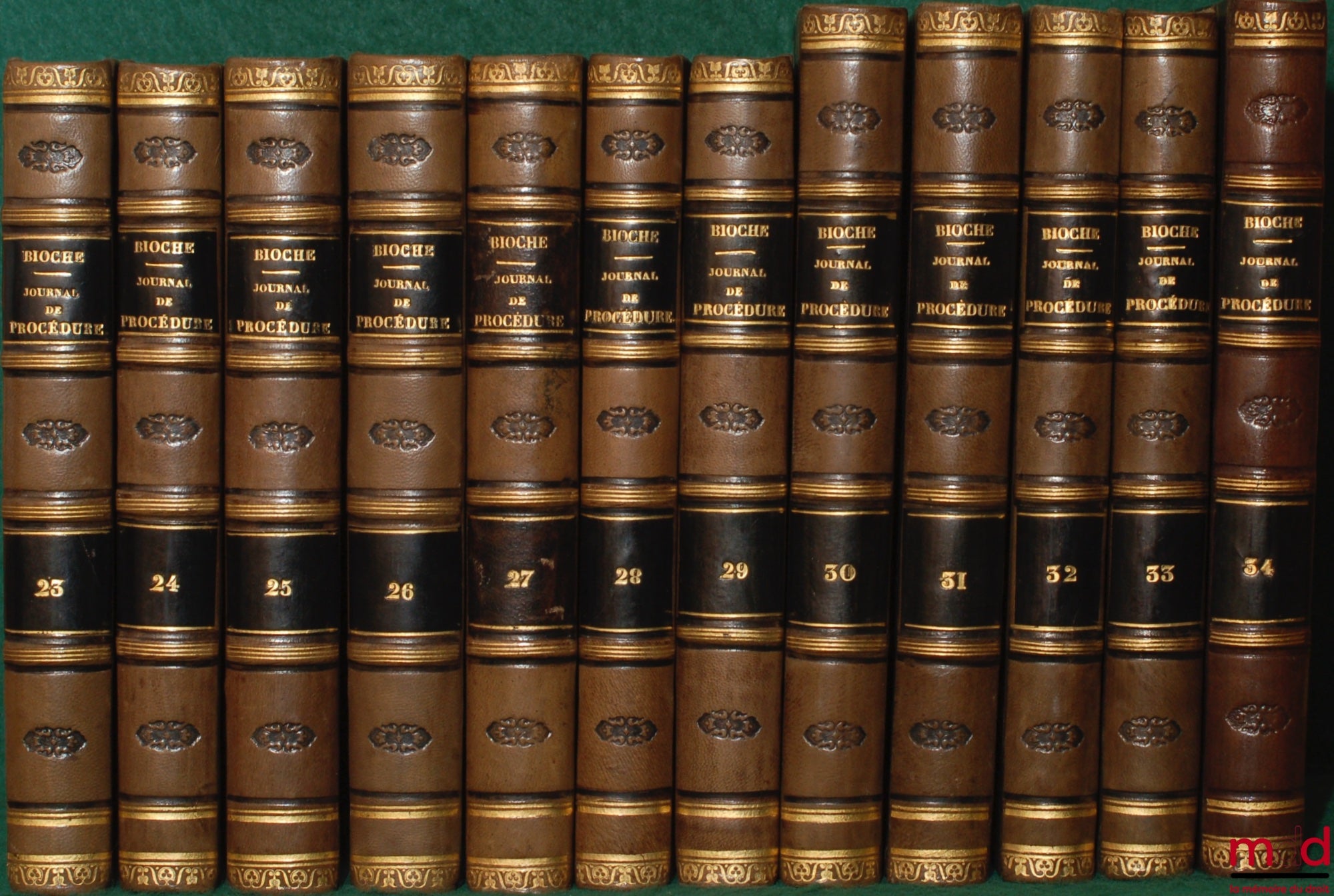 BIOCHE (Charles, Jules, Armand) et alii – JOURNAL DE PROCÉDURE CIVILE ET COMMERCIALE, Recueil mensuel de législation, de jurisprudence et de doctrine. Spécialement destiné à MM. les avoués, agréés, juges de paix, greffiers, huissiers, etc. par M. Bioche e