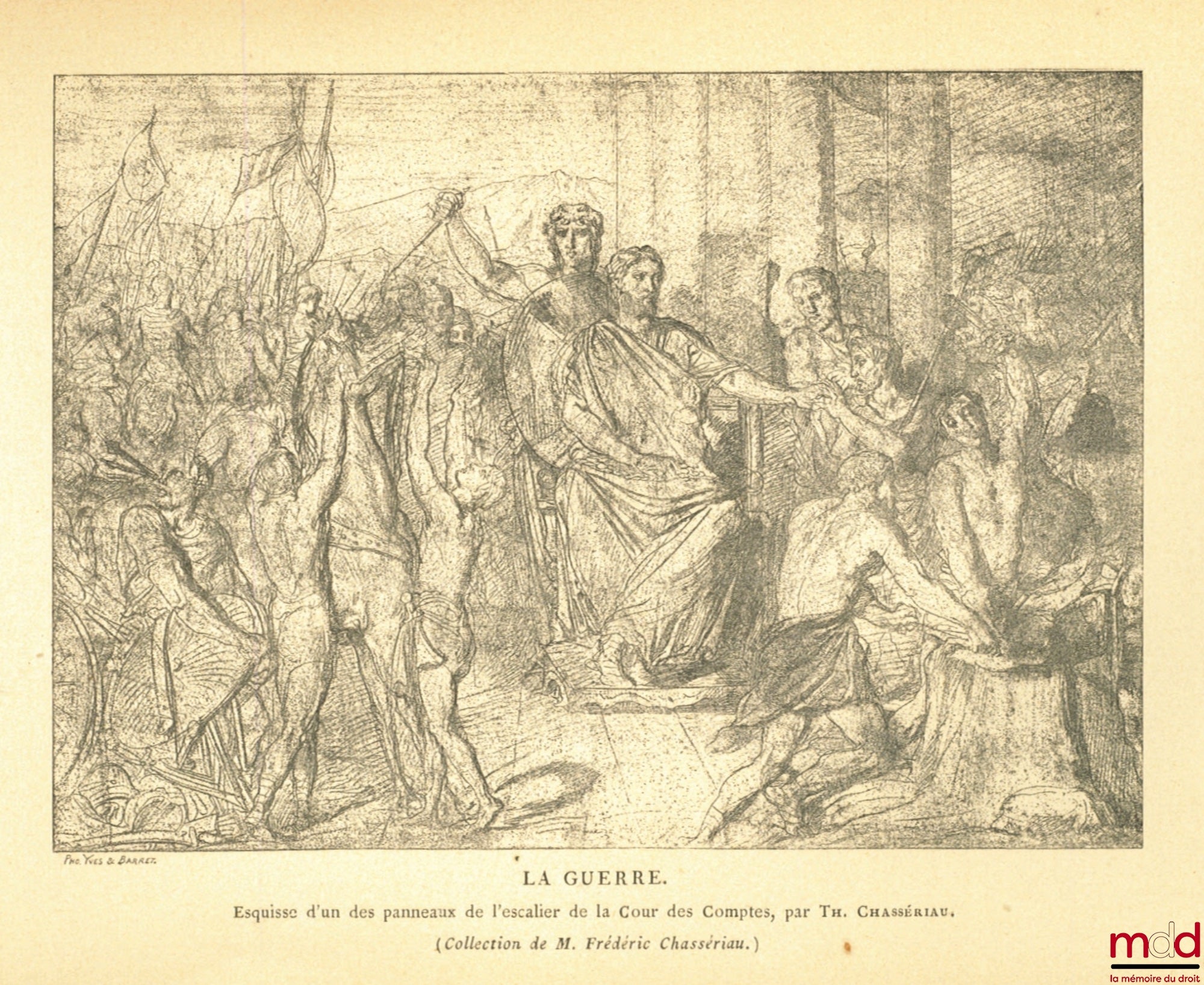 [Conseil d’État - Cour des comptes], VACHON (Marius) – LE PALAIS DU CONSEIL D’ÉTAT ET DE LA COUR DES COMPTES, avec quatre fac-similé et une eau-forte